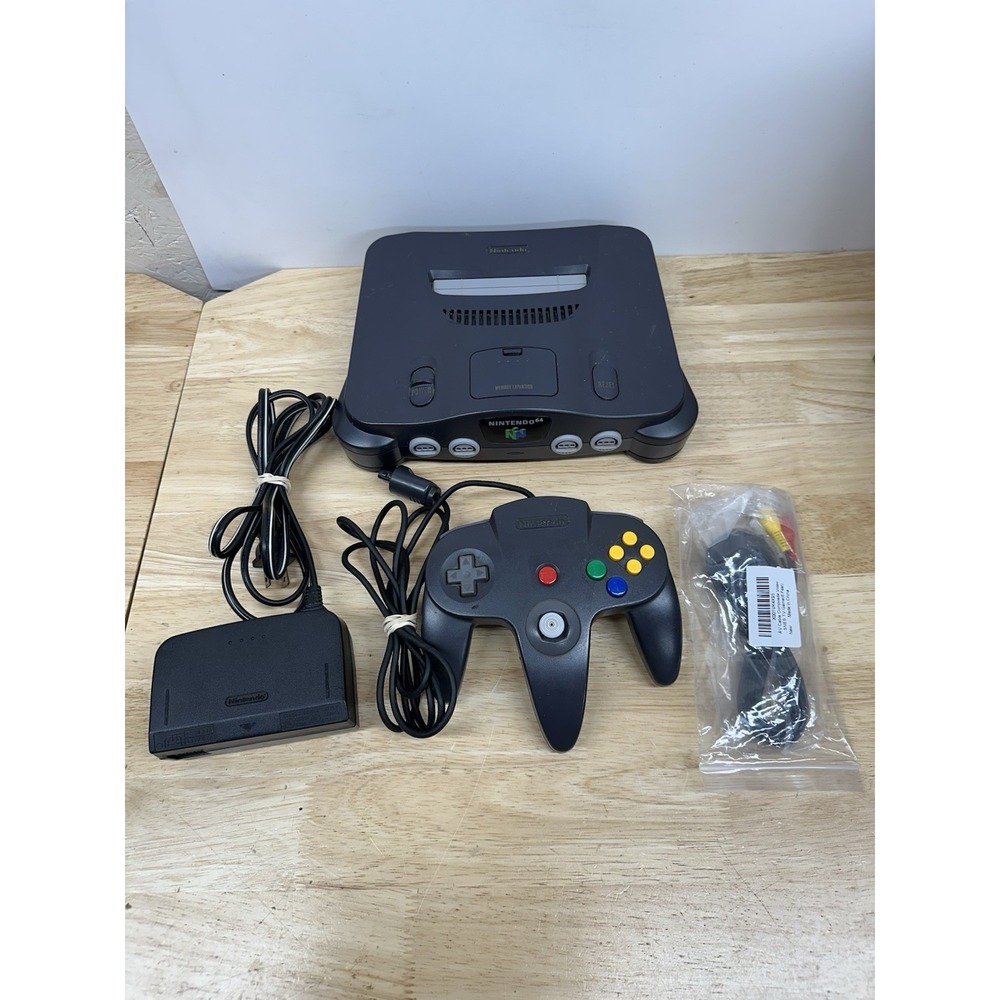 Nintendo 64 N64 Console with Expansion Pack Pak Tested Working